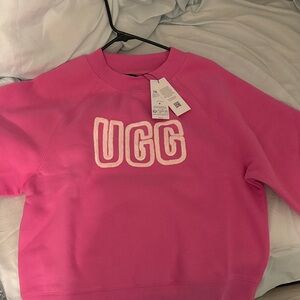 UGG Women's Vibrant Pink Crew Neck Sweater